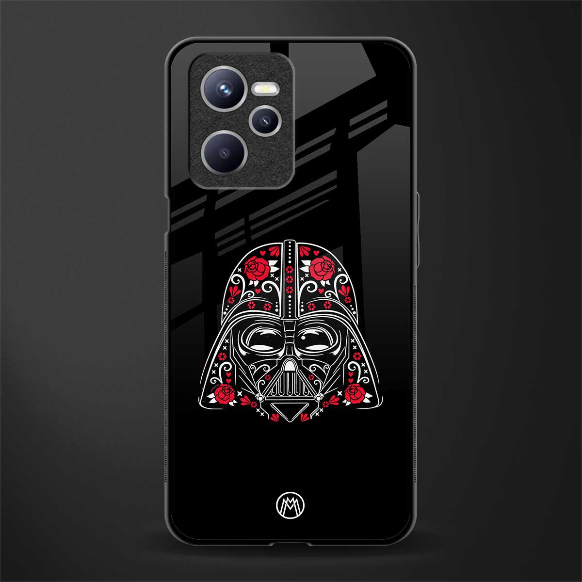 darth vader glass case for realme c35 image