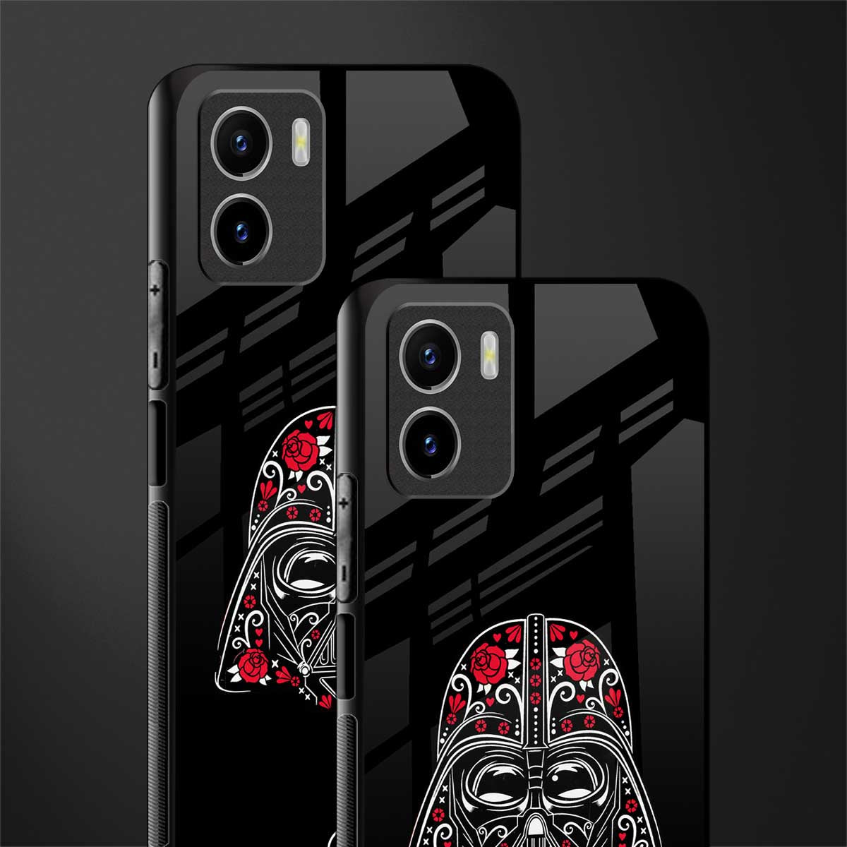 darth vader glass case for vivo y15s image-2