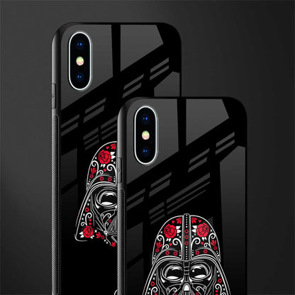 darth vader glass case for iphone xs image-2