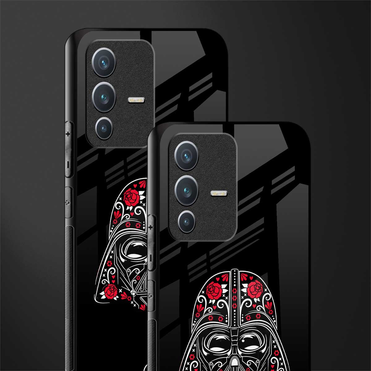 darth vader glass case for vivo v23 5g image-2