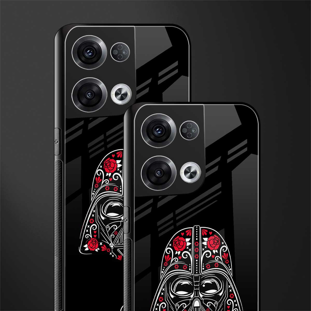 darth vader back phone cover | glass case for oppo reno 8 pro