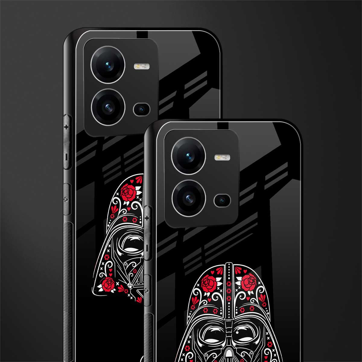 darth vader back phone cover | glass case for vivo v25-5g