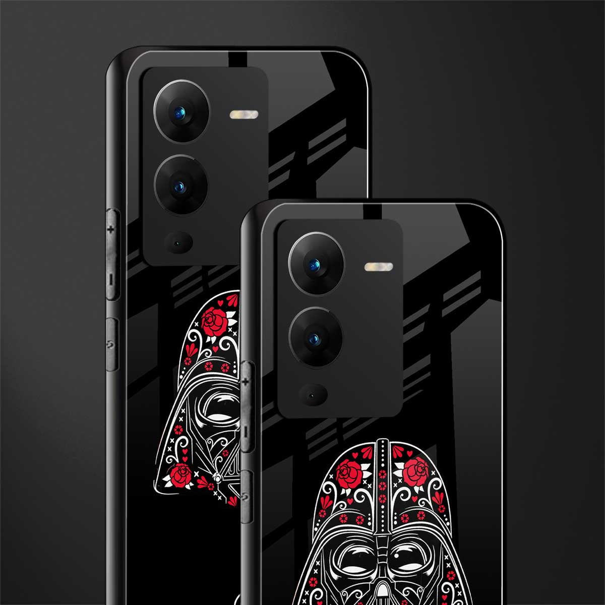 darth vader back phone cover | glass case for vivo v25 pro 5g