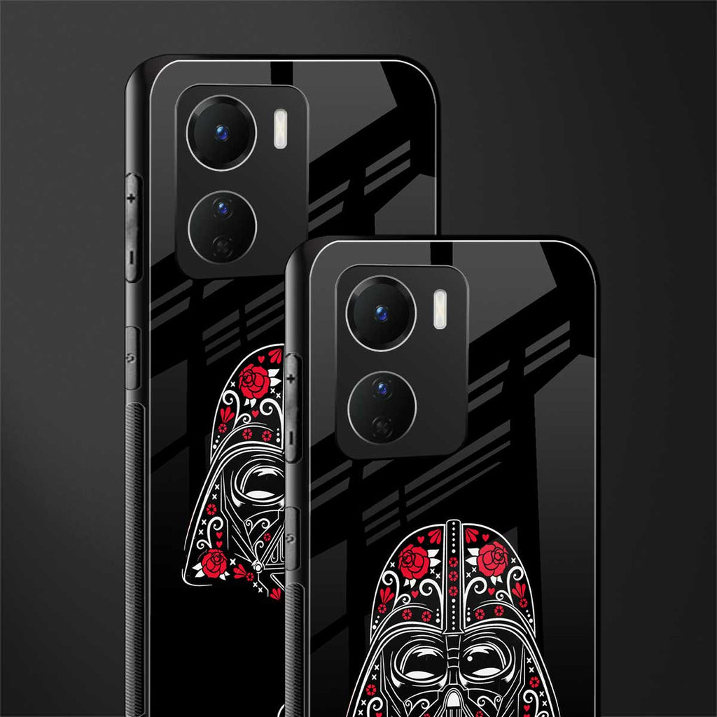darth vader back phone cover | glass case for vivo y16