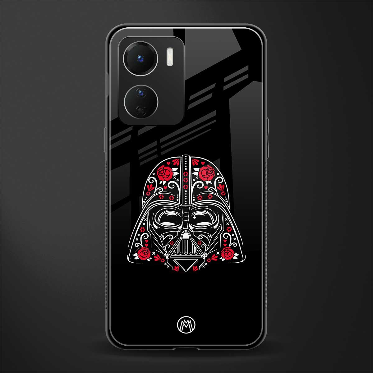 darth vader back phone cover | glass case for vivo y16