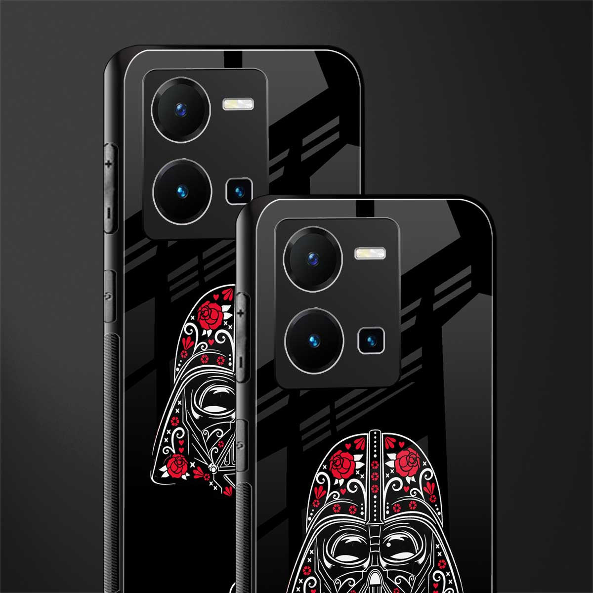 darth vader back phone cover | glass case for vivo y35 4g