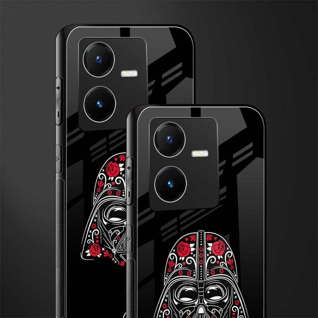 darth vader back phone cover | glass case for vivo y22