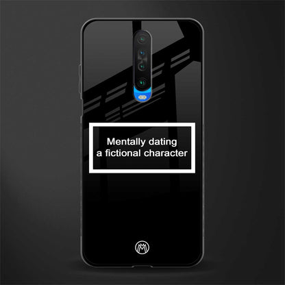 dating a fictional character black glass case for poco x2 image