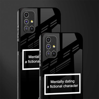 dating a fictional character black glass case for samsung galaxy m31s image-2