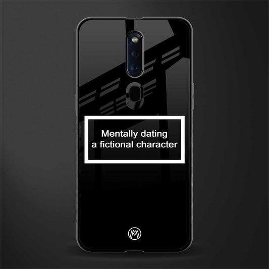 dating a fictional character black glass case for oppo f11 pro image