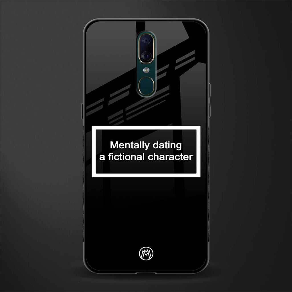 dating a fictional character black glass case for oppo f11 image