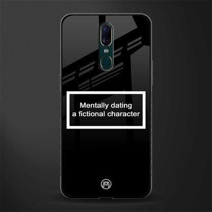 dating a fictional character black glass case for oppo f11 image