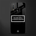 dating a fictional character black glass case for vivo u20 image