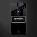 dating a fictional character black glass case for vivo v17 pro image