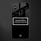 dating a fictional character black glass case for vivo v15 image