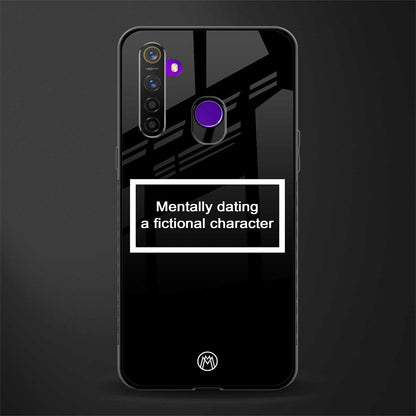 dating a fictional character black glass case for realme 5 image
