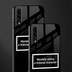 dating a fictional character black glass case for samsung galaxy a70s image-2