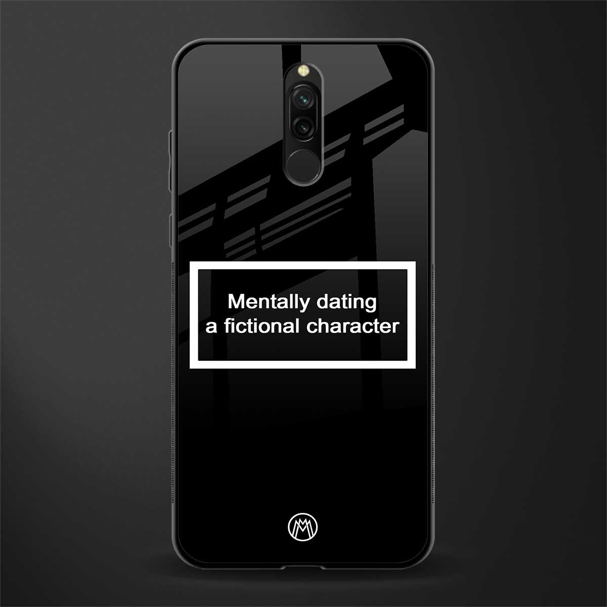 dating a fictional character black glass case for redmi 8 image