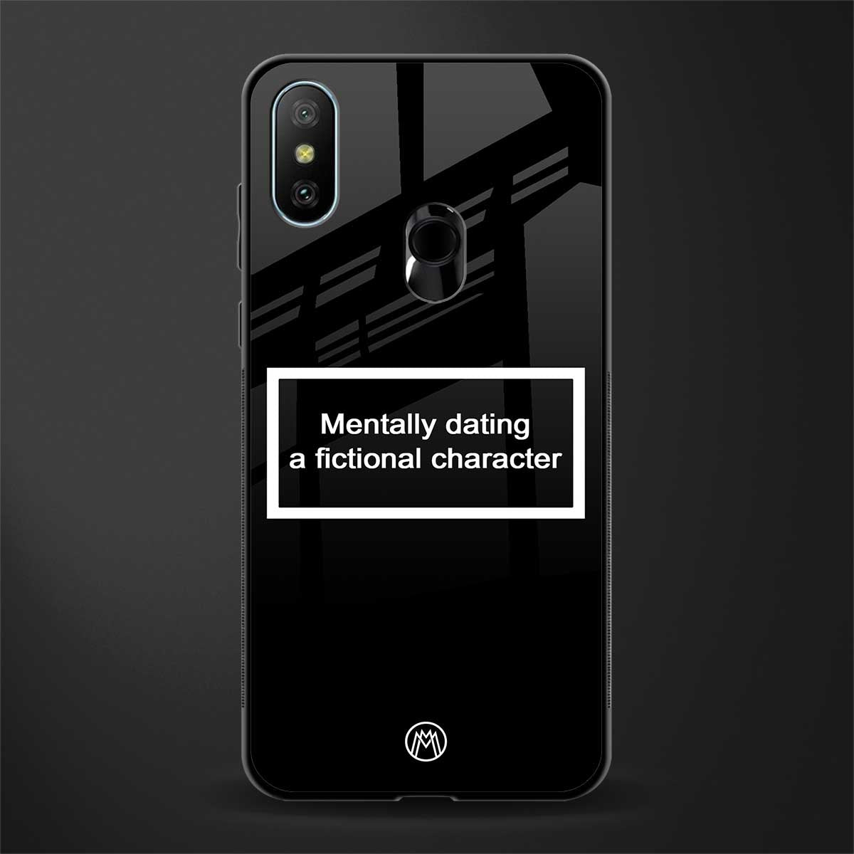 dating a fictional character black glass case for redmi 6 pro image