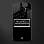 dating a fictional character black glass case for samsung galaxy s9 plus image