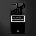 dating a fictional character black glass case for oppo a7 image