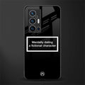 dating a fictional character black glass case for vivo x70 pro plus image