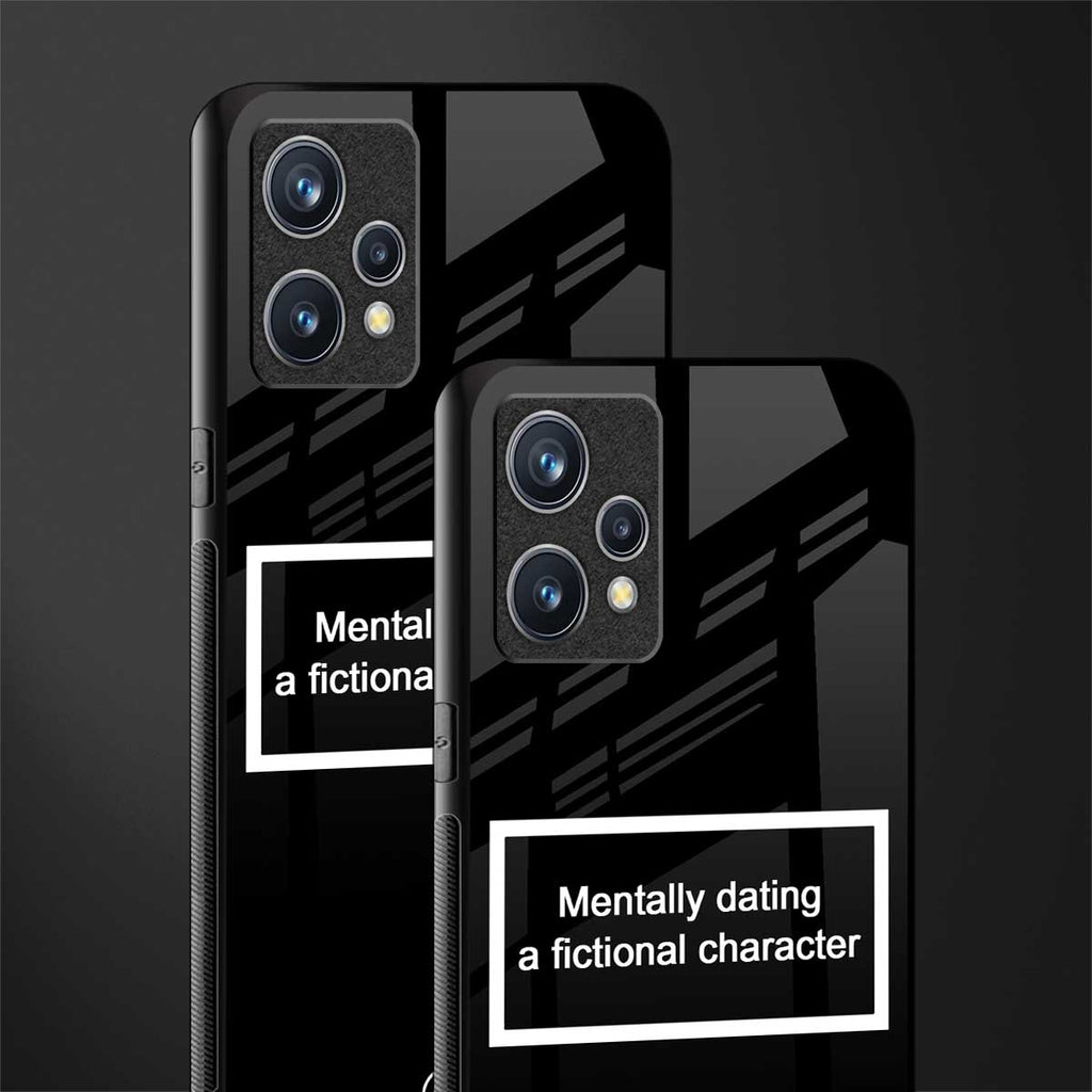 dating a fictional character black glass case for realme 9 pro plus 5g image-2