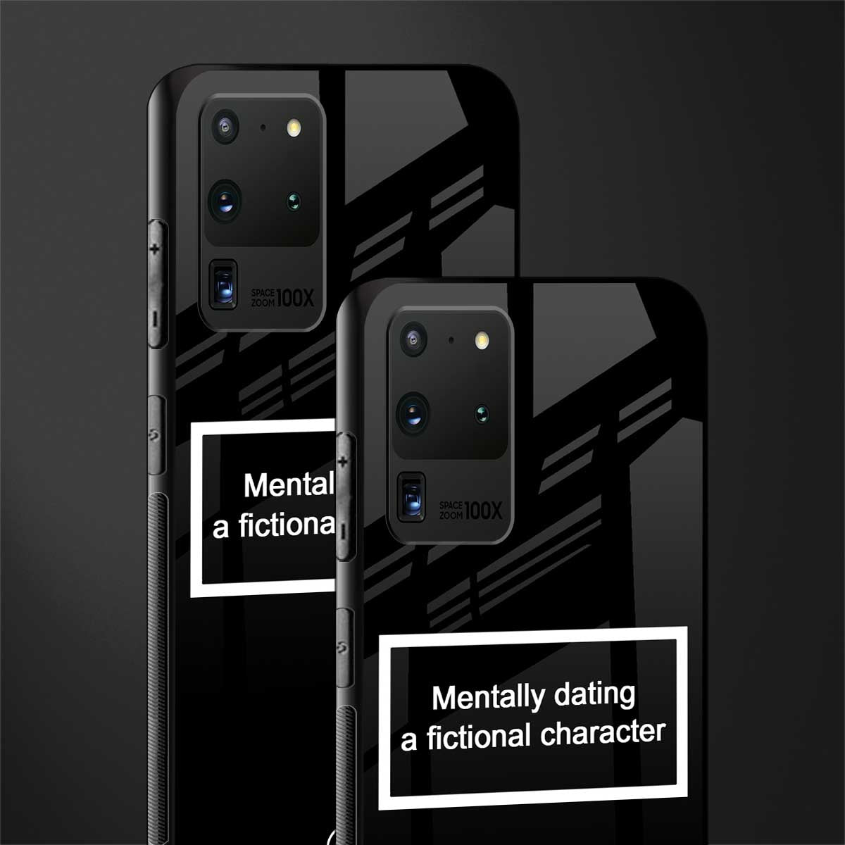 dating a fictional character black glass case for samsung galaxy s20 ultra image-2
