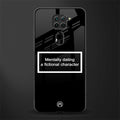 dating a fictional character black glass case for redmi note 9 image