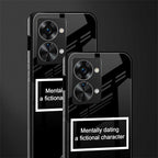 dating a fictional character black glass case for phone case | glass case for oneplus nord 2t 5g