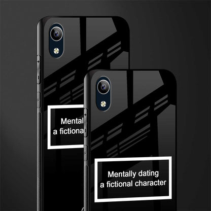 dating a fictional character black glass case for vivo y1s without fingerprint image-2