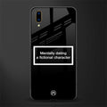 dating a fictional character black glass case for vivo v11 pro image