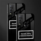 dating a fictional character black glass case for vivo y50 image-2