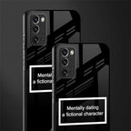 dating a fictional character black glass case for samsung galaxy note 20 image-2