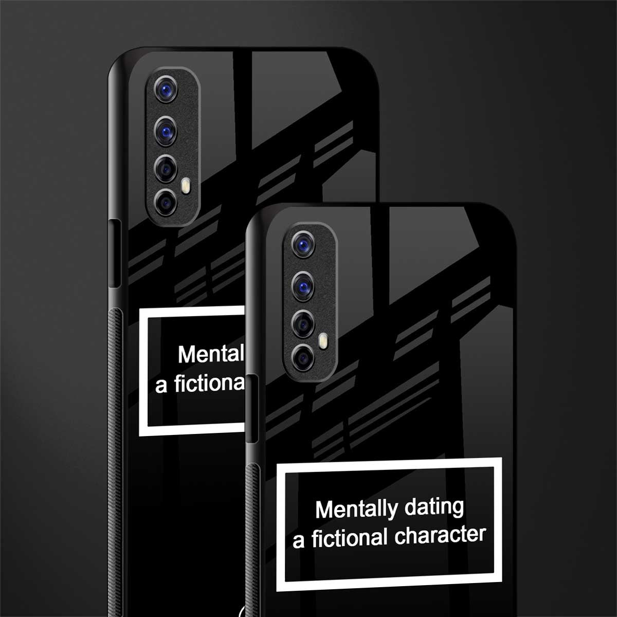dating a fictional character black glass case for realme narzo 20 pro image-2