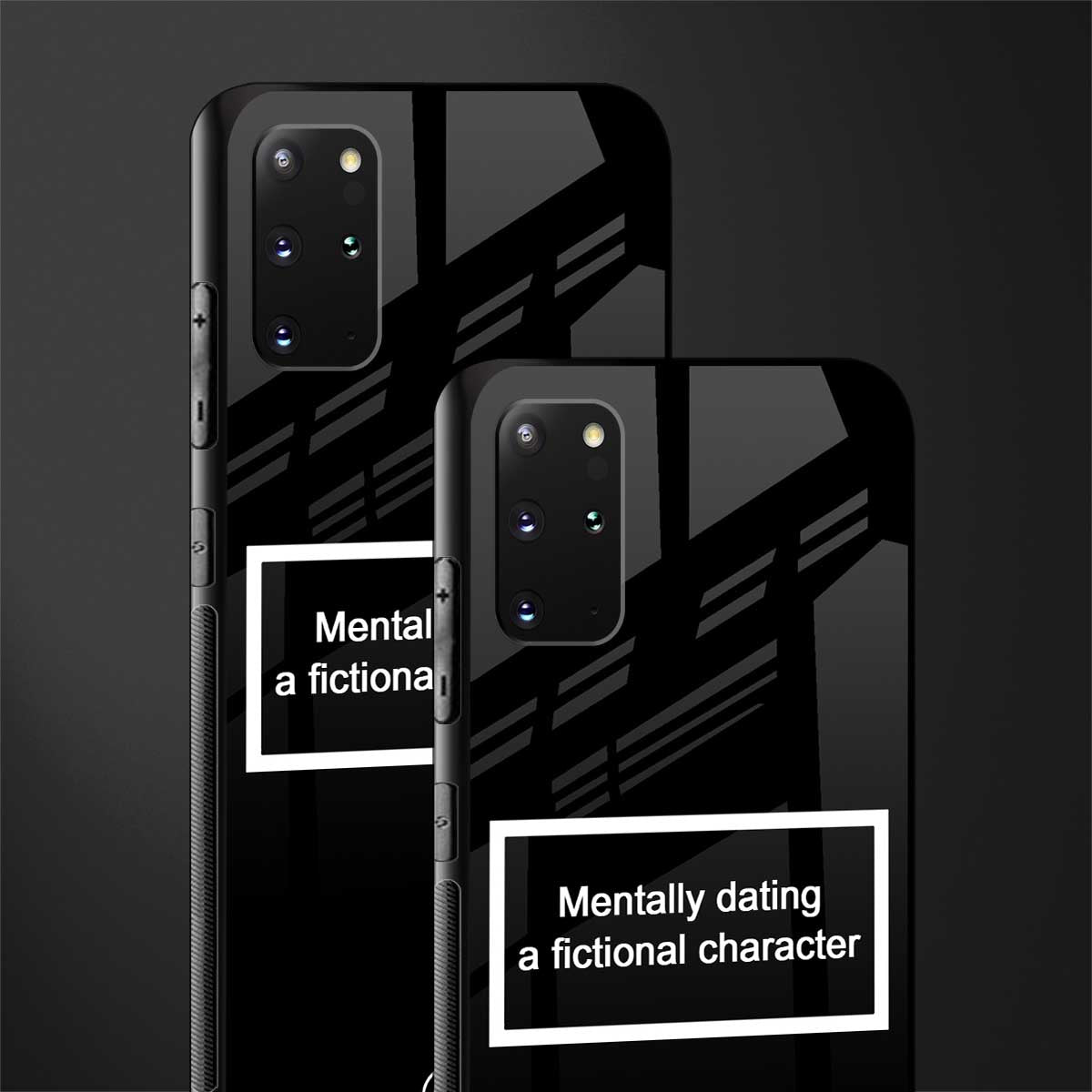 dating a fictional character black glass case for samsung galaxy s20 plus image-2