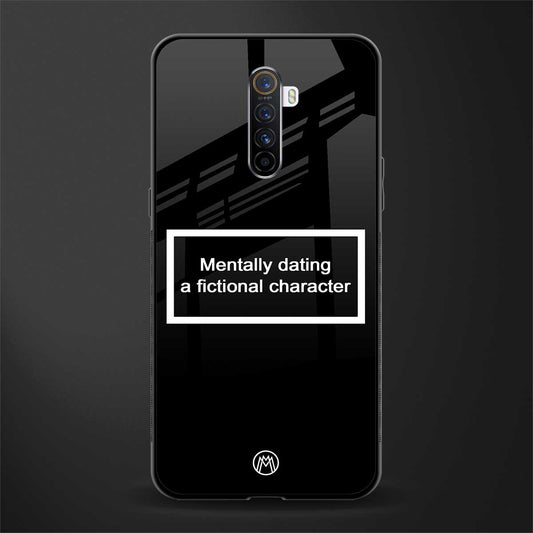 dating a fictional character black glass case for realme x2 pro image