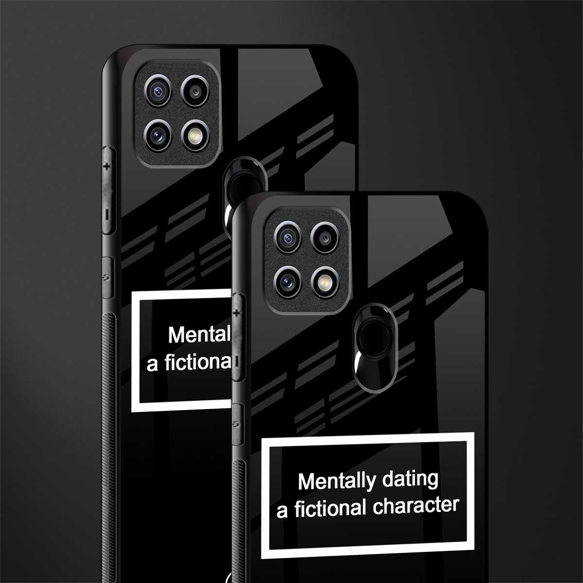 dating a fictional character black glass case for oppo a15s image-2
