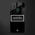 dating a fictional character black glass case for realme 7i image