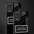 dating a fictional character black glass case for vivo v20 pro image-2