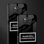 dating a fictional character black glass case for poco x3 pro image-2