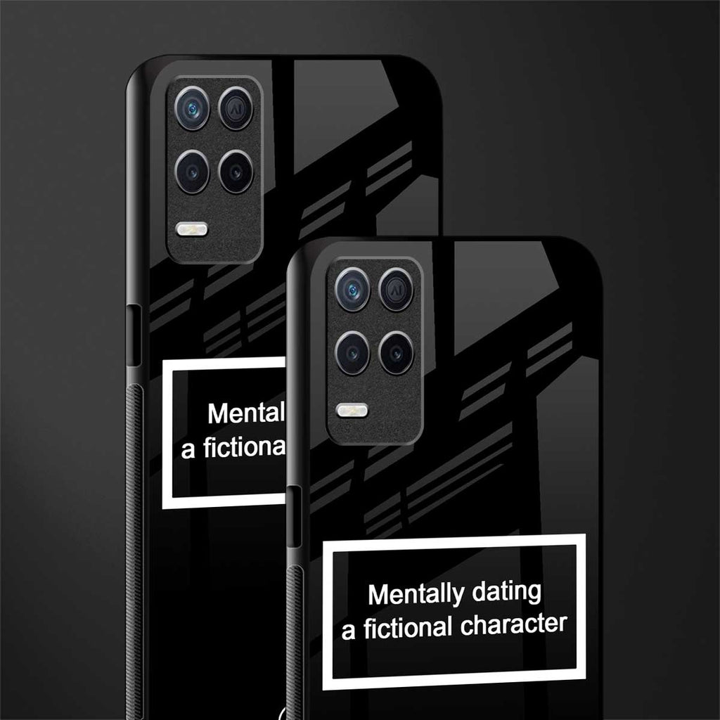 dating a fictional character black glass case for realme 8 5g image-2