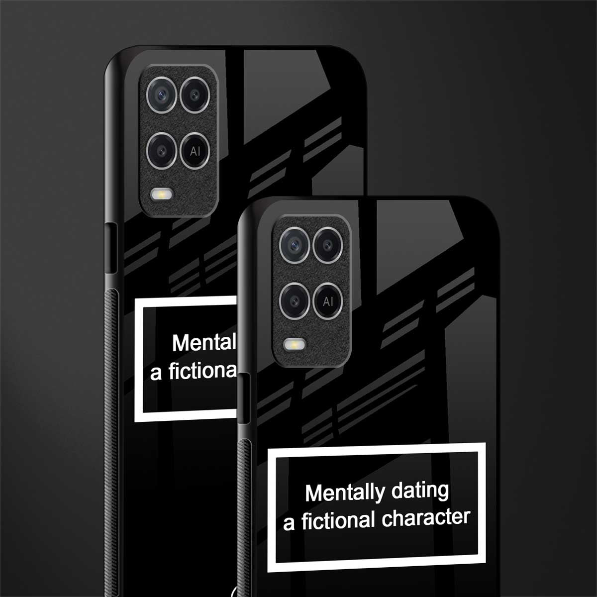 dating a fictional character black glass case for oppo a54 image-2