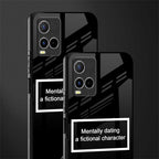 dating a fictional character black glass case for vivo y21t image-2