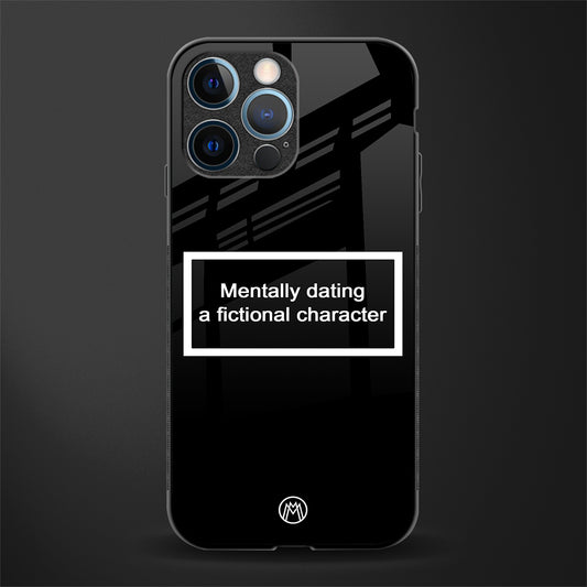 dating a fictional character black glass case for iphone 12 pro image