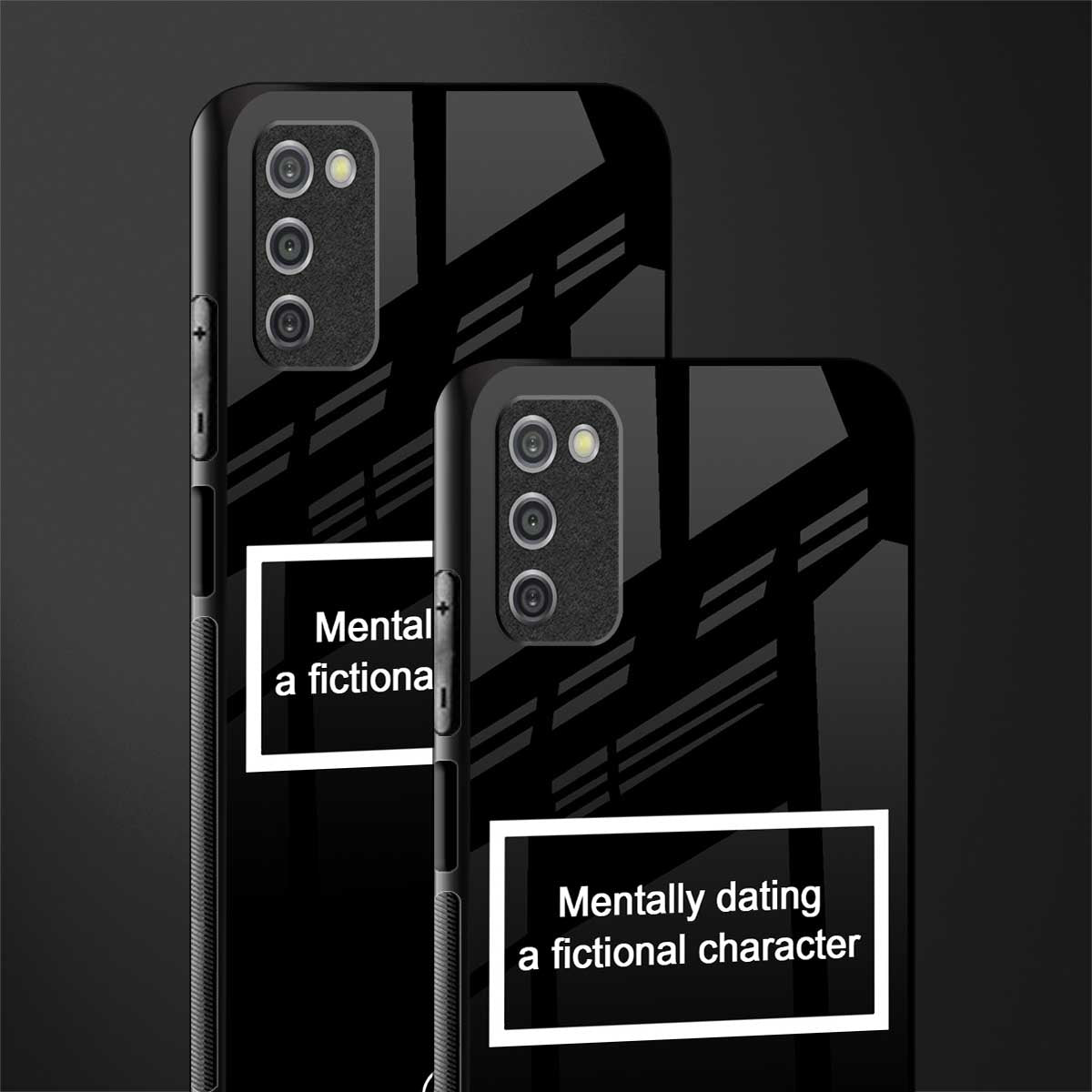 dating a fictional character black glass case for samsung galaxy a03s image-2