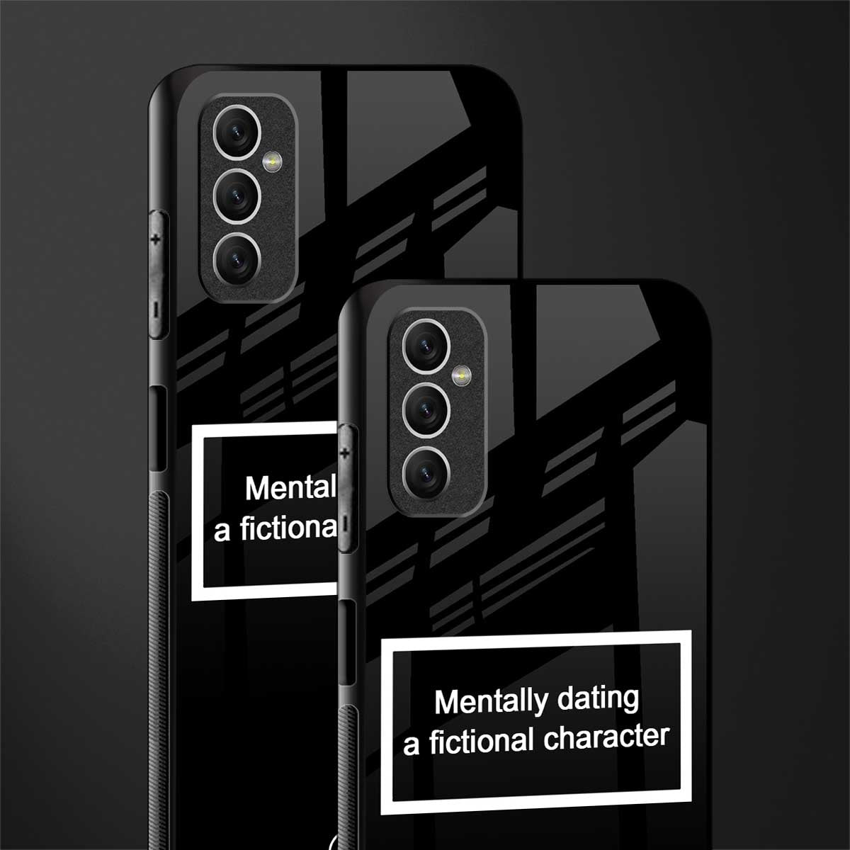 dating a fictional character black glass case for samsung galaxy m52 5g image-2