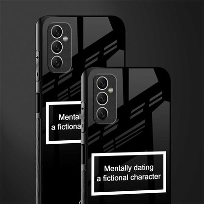 dating a fictional character black glass case for samsung galaxy m52 5g image-2