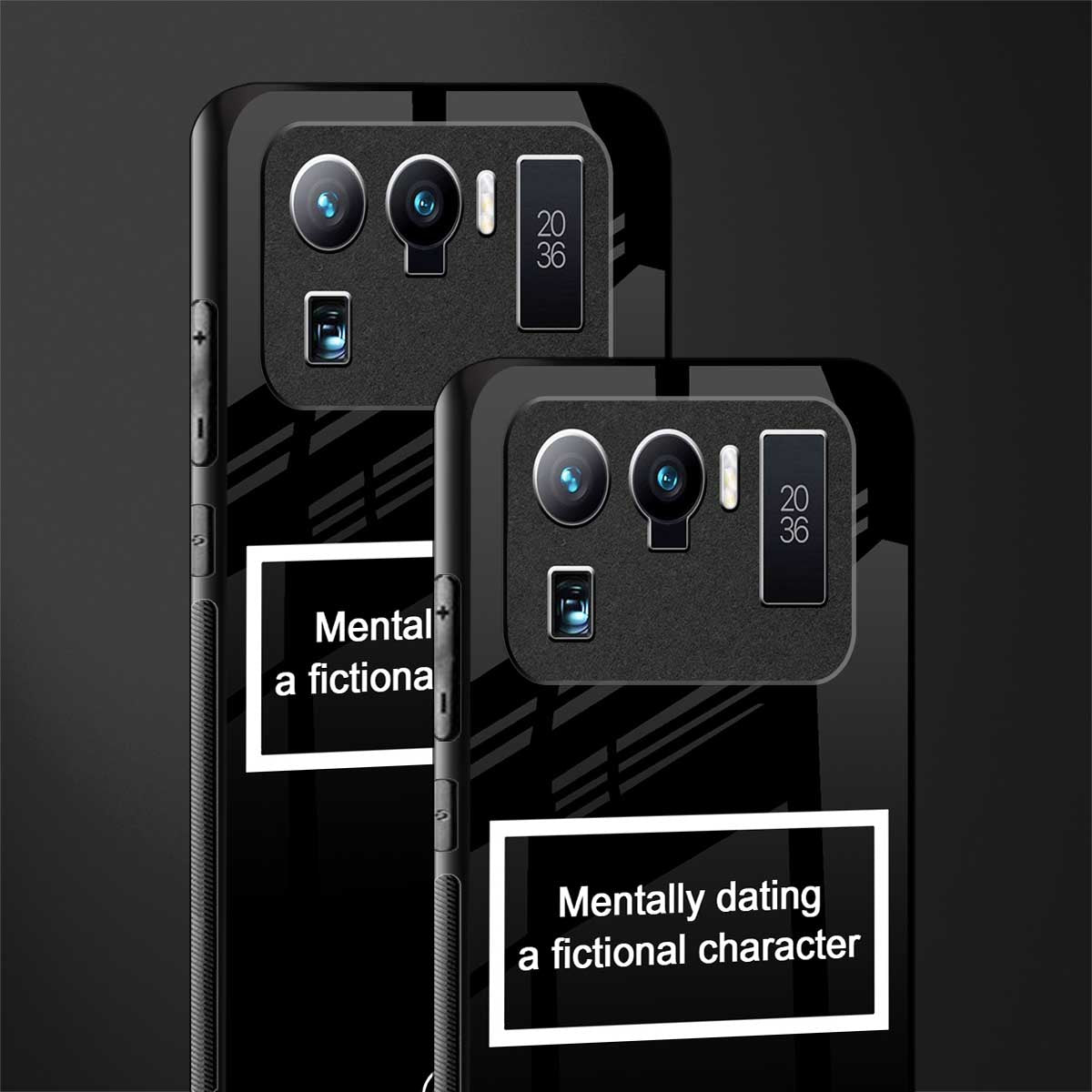 dating a fictional character black glass case for mi 11 ultra 5g image-2