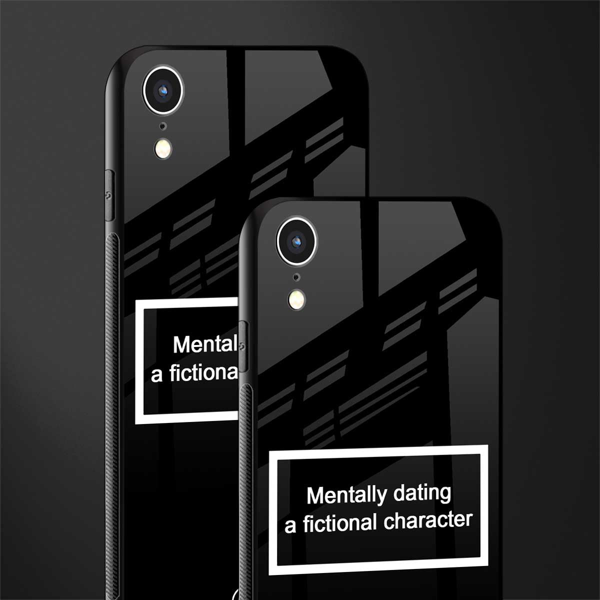 dating a fictional character black glass case for iphone xr image-2